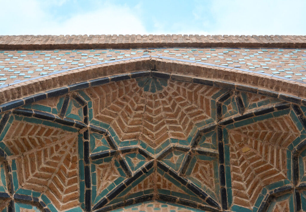 Home traditional Iranian mosque intricate tilework ironwork Persian architecture fine art photography by Hadi Baradaran ArtQuestor